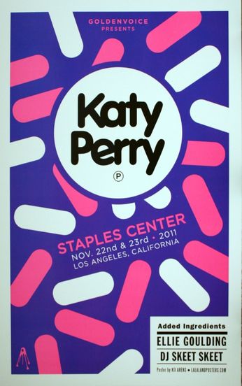 Katy Perry - Staples Center - November 22-23, 2011 (Poster)