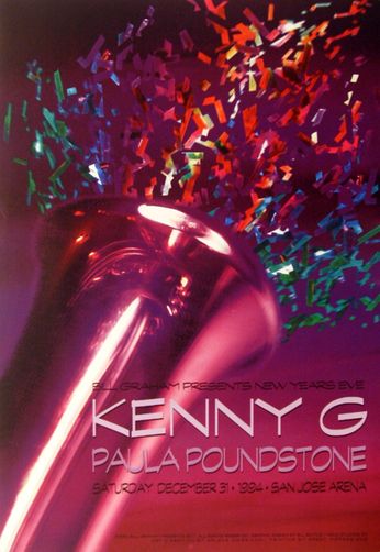 Kenny G / Paula Poundstone - San Jose Arena - December 31, 1994 (Poster)
