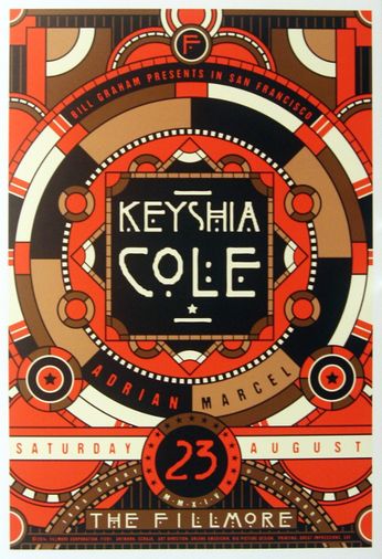 Keyshia Cole  - The Fillmore - August 23, 2014 (Poster)