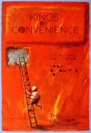 Kings Of Convenience - The Fillmore - October 28, 2011 (Poster)