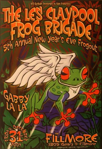 Les Claypool Frog Brigade - The Fillmore - December 31, 2004 (Poster)