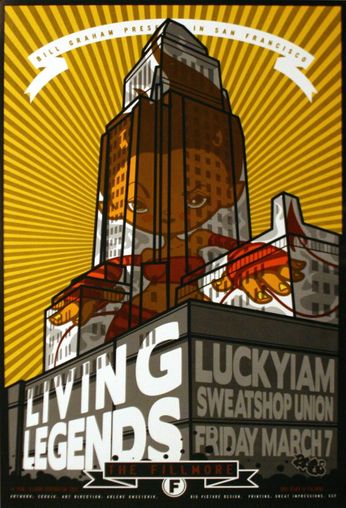Living Legends - The Fillmore - March 7, 2008 (Poster)