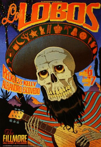 Los Lobos - The Fillmore - December 16 & 17, 2005 (Poster)
