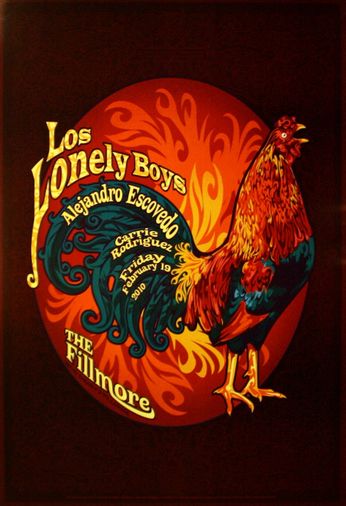 Los Lonely Boys - The Fillmore - February 19, 2010 (Poster)