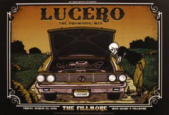 Lucero - The Fillmore - March 23, 2012 (Poster)