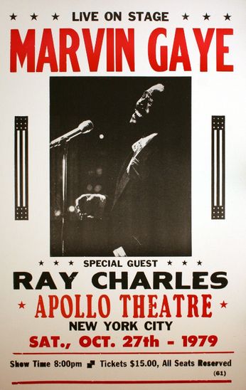 Marvin Gaye - Apollo Theatre - October 27, 1979 (Poster)