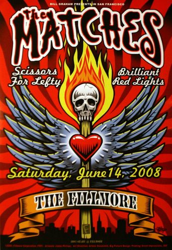 Matches - The Fillmore - June 14, 2008 (Poster)