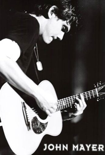 John Mayer-Black & White (Poster)