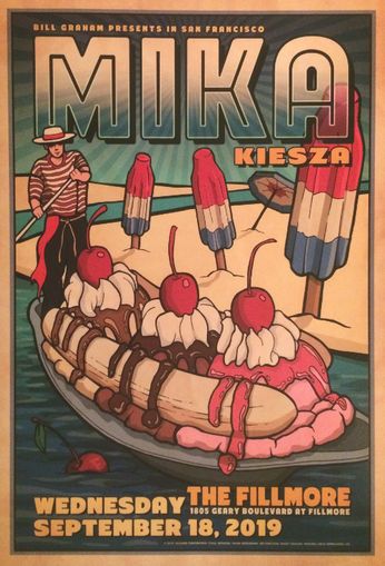 MIKA / Kiesza - The Fillmore - September 18, 2019 (Poster)