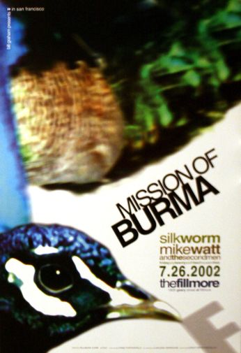 Mission Of Burma - The Fillmore - July 26, 2002 (Poster)