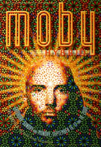 Moby - The Warfield SF - September 16-18, 2000 (Poster)
