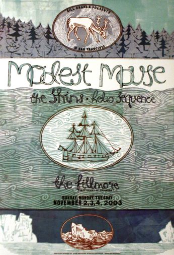 Modest Mouse - The Fillmore - November 2-4, 2003 (Poster)