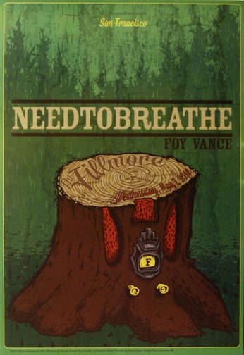 Needtobreathe - The Fillmore - May 7, 2014 (Poster)