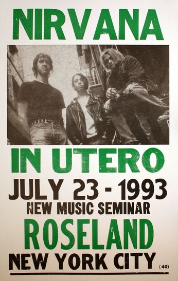 Nirvana - Roseland Ballroom - July 23, 1993 (Poster)