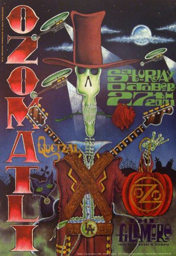 Ozomatli - The Fillmore - October 27, 2001 (Poster)