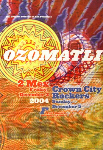 Ozomatli - The Fillmore - December 3 & 5, 2004 (Poster)