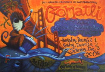 Ozomatli - The Fillmore - December 1-3, 2005 (Poster)
