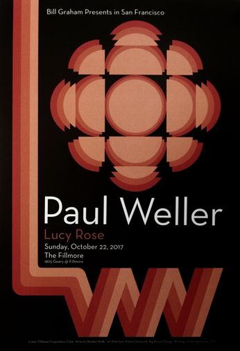 Paul Weller - The Fillmore -  October 22, 2017 (Poster)