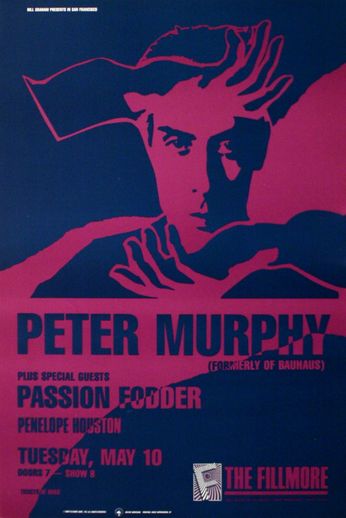 Peter Murphy - The Fillmore - May 10, 1988 (Poster)