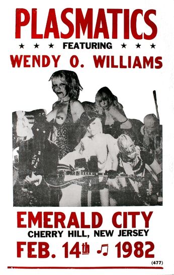 Plasmatics - Emerald City - February 14, 1982 (Poster)