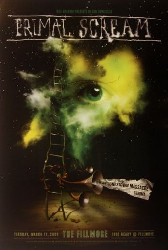 Primal Scream - The Fillmore - March 17, 2009 (Poster)