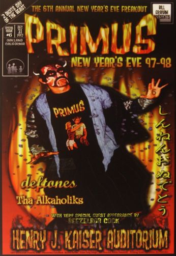 Primus - Henry J. Kaiser Auditorium, Oakland CA - December 31, 1997 (Poster)
