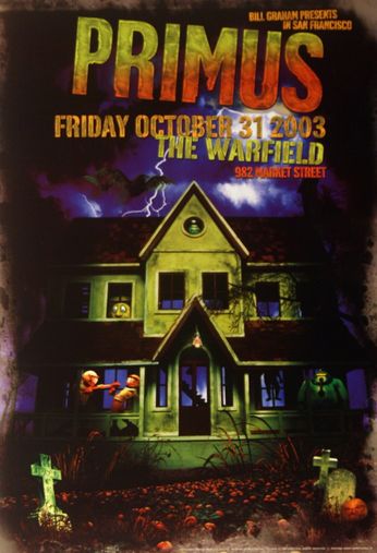 Primus - The Warfield SF - October 31, 2003 (Poster)