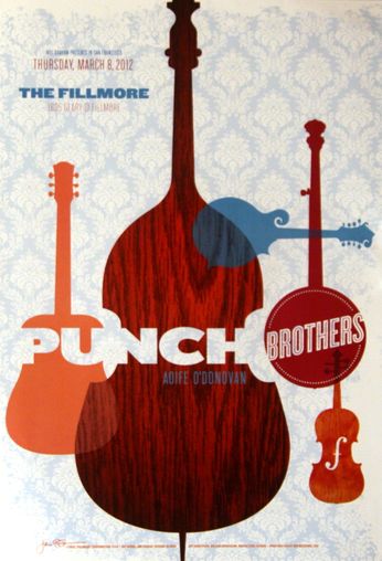 Punch Brothers - The Fillmore - March 8, 2012 (Poster)