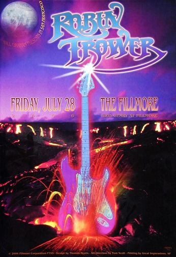 Robin Trower - The Fillmore - July 28, 2006 (Poster)