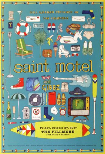 Saint Motel - The Fillmore - October 27, 2017 (Poster)