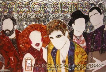 Scissor Sisters - The Warfield SF - September 29 & 30, 2006 (Poster)