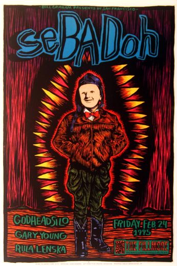 Sebadoh - The Fillmore - February 24, 1995 (Poster)