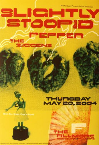 Slightly Stoopid - The Fillmore - May 20, 2004 (Poster)
