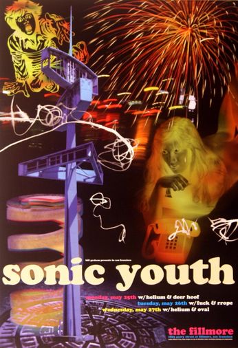 Sonic Youth - The Fillmore - May 25-27, 1998 (Poster)