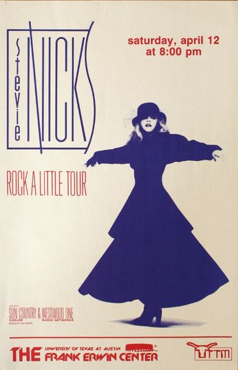Stevie Nicks - Frank Erwin Center - April 12, 1986 (Poster)