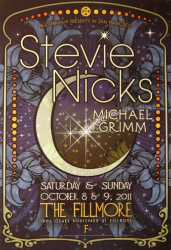 Stevie Nicks - The Fillmore - October 8 & 9, 2011 (Poster)