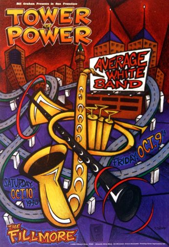 Tower Of Power - The Fillmore - October 10, 1998 (Poster)