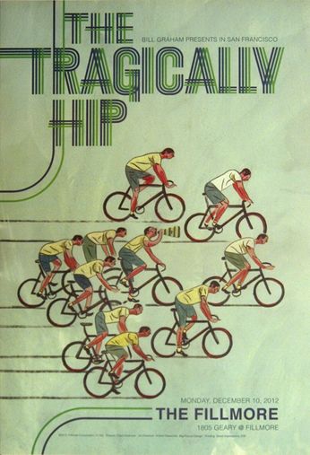 The Tragically Hip - The Fillmore - December 10, 2012 (Poster)