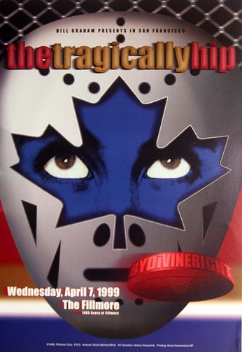 The Tragically Hip - The Fillmore - April 7, 1998 (Poster)