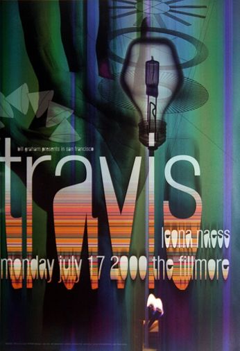 Travis - The Fillmore -  July 17, 2000 (Poster)
