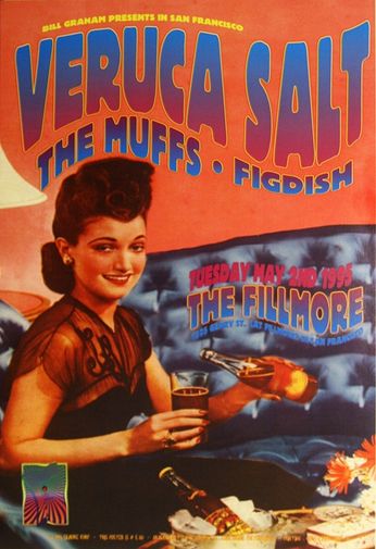 Veruca Salt - The Fillmore - May 2, 1995 (Poster)