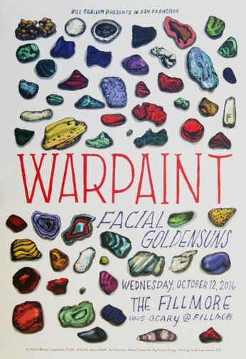 Warpaint - The Fillmore - October 12, 2016 (Poster)