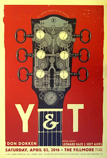 Y & T - The Fillmore - April 2, 2006 (Poster)