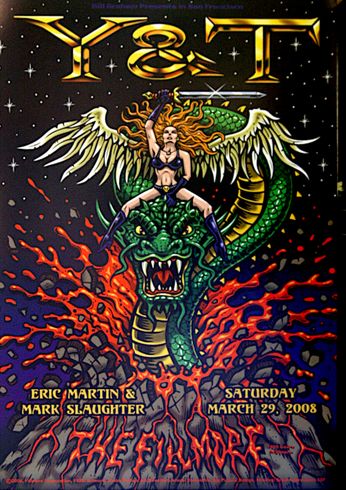 Y & T - The Fillmore - March 29, 2008 (Poster)