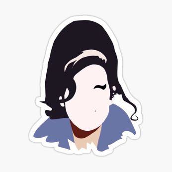 Amy Winehouse - Abstract (Sticker)
