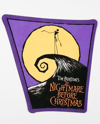 Nightmare Before Christmas - Skellington Silhouette (Sticker)