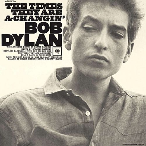 Album Art for The Times They Are A-Changin' by Bob Dylan