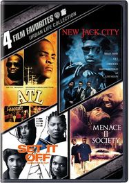 4 Film Favorites: Urban Life (ATL / New Jack City / Set It Off / Menace II Society (DVD)