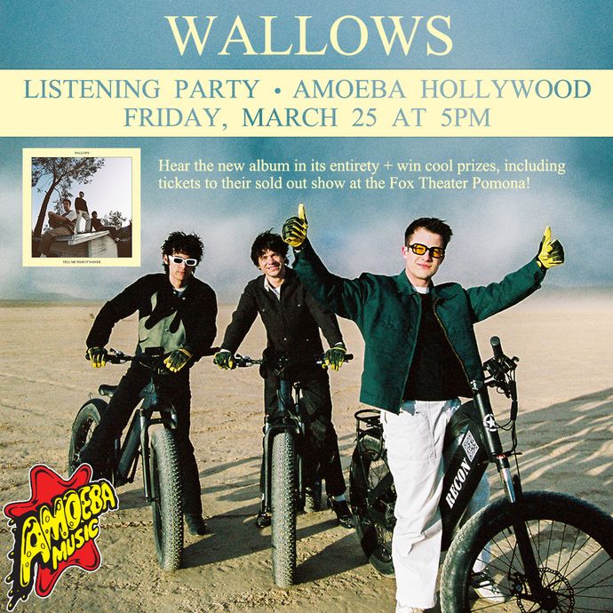 Wallows Listening Party at Amoeba Hollywood Friday, March 25