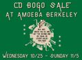 Green Tag BOGO Sale at Amoeba Berkeley